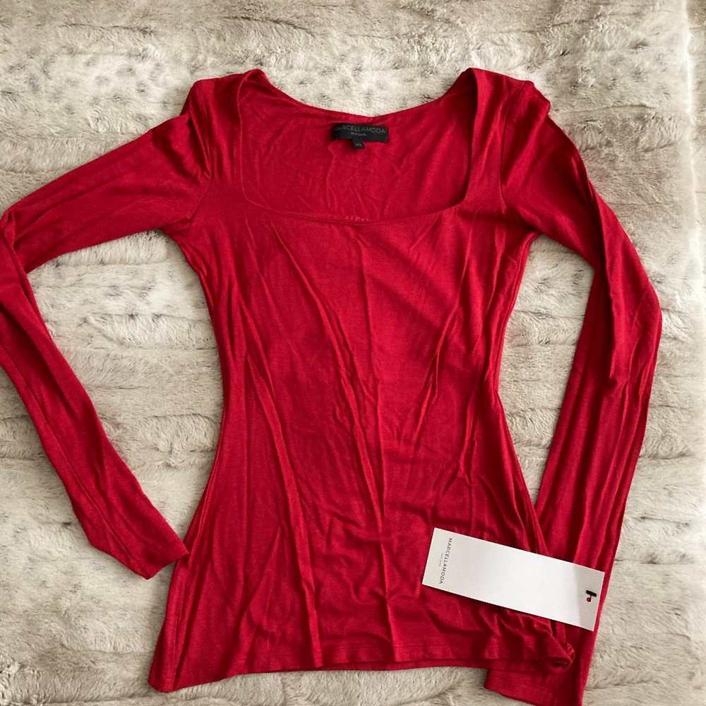 Rich Red Marcella NYC Top